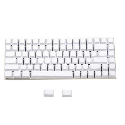 White Black Dolch Thick PBT Blank Keycaps OEM Profile For MX Keyboard