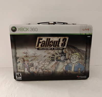 Fallout 3 Collector's Edition Lunchbox - Art Book & DVD - NO GAME or BOBBLEHEAD