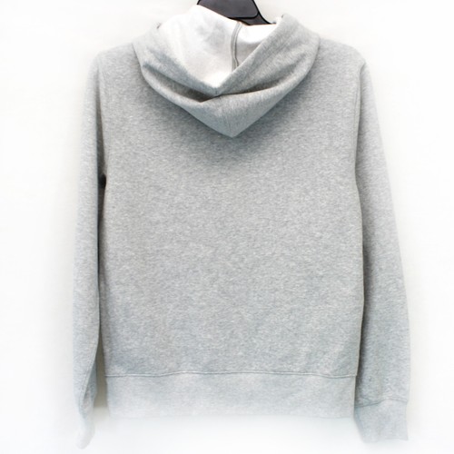 J.Crew Authentic Men's L/S Hooded Sweater Sweatshirt Fleece Z-Up Gray Large - Picture 4 of 5