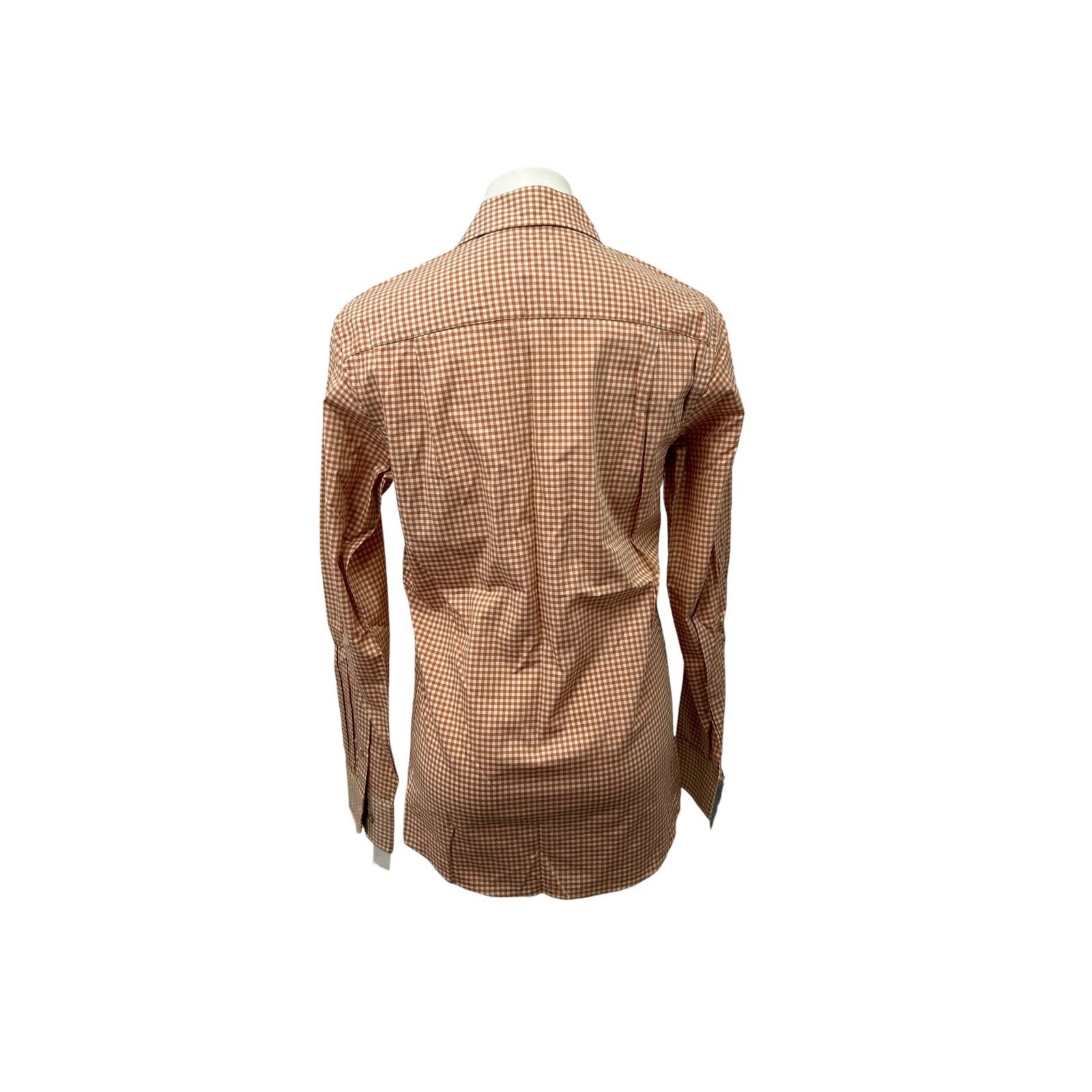 NWT Van Heusen Studio Men's Dress Shirt Slim Fit Long Sleeve Button Checked thumbnail 8