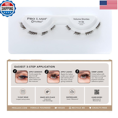 Pro Lash Prowear Professionally Styled Lash Clusters - Easiest To Apply Eyelash
