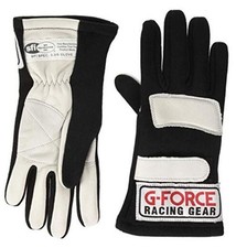 G-Force 4101CSMBK G5 Junior Racing Gloves Child Small Black