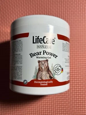 KRAUTER Warming Gel Bear Power, with BIO plants, 500 ml, Life Care®