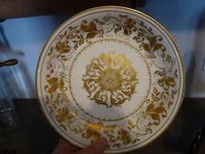 Atelier Le Tallec, Bonwit Teller, Paris France GILT BOTANNICAL Footed FRUIT BOWL