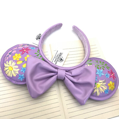 Disney Loungefly Purple Floral Mouse Ears Headband s-l400.jpg main image 3