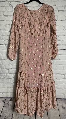 free people celina printed maxi dress FP One Ciella Printed Maxi Dress New England Blue / L