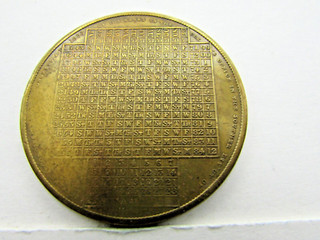 1853 H. S. BANKS PERPETUAL CALENDAR. CHOICE.