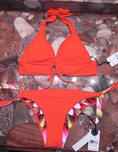 Robin Piccone Reversible Bikini 2pc Set Swimsuit Women's Nwt - 第 1/11 張圖片