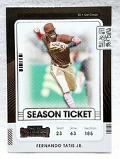 2021 Panini Contenders Season Ticket Fernando Tatís Jr. #33 San Diego Padres