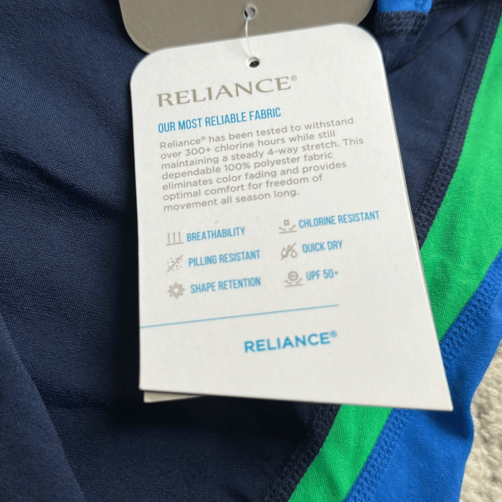 Dolfin Mens RELIANCE Navy/Blue/Green Colorblock Jammer US 28