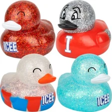 6" Rubber Ducks - Icee Brand Ducks - Four Styles to Choose From