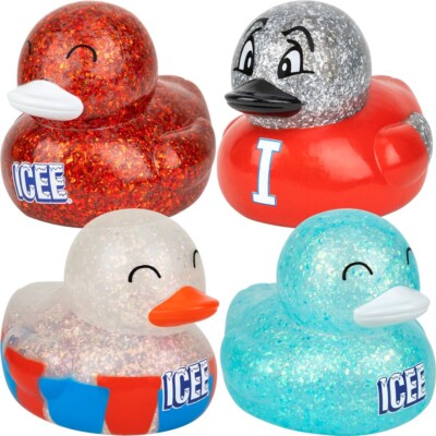 6'' Rubber Ducks - Icee Brand Ducks - Four Styles to Choose From