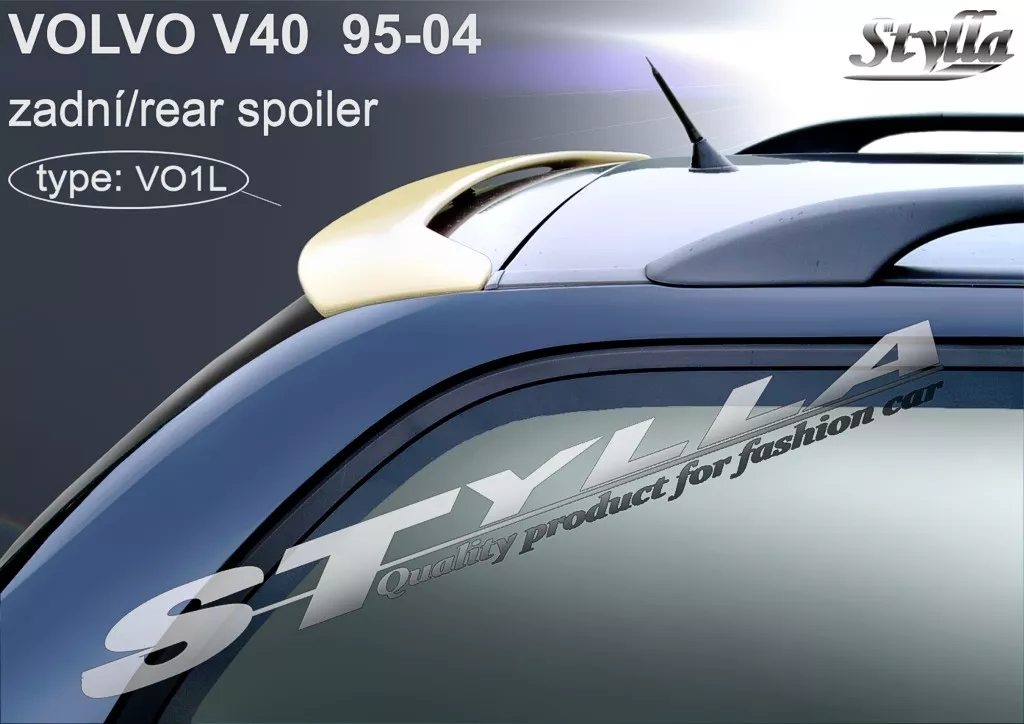 SPOILER REAR ROOF TAILGATE VOLVO V40 AVANT ESTATE COMBI WING