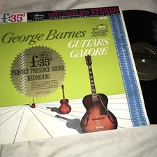 GEORGE BARNES ~ GUITARS GALORE LP Stereo 1962  JAZZ VG+/EX MERCURY F:35 PPS 6020