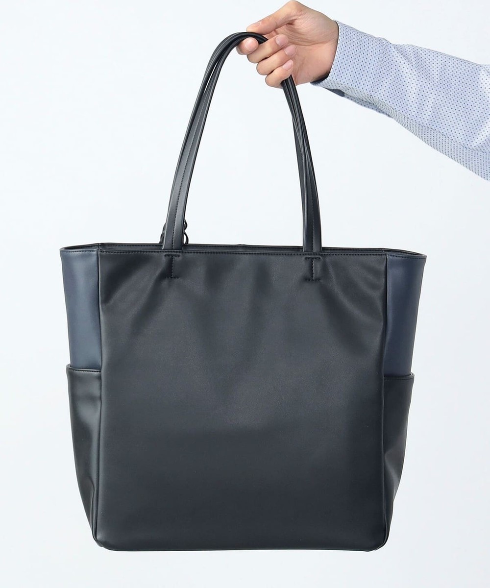 ASK availability First) BEAMS Faux leather tote bag new | eBay