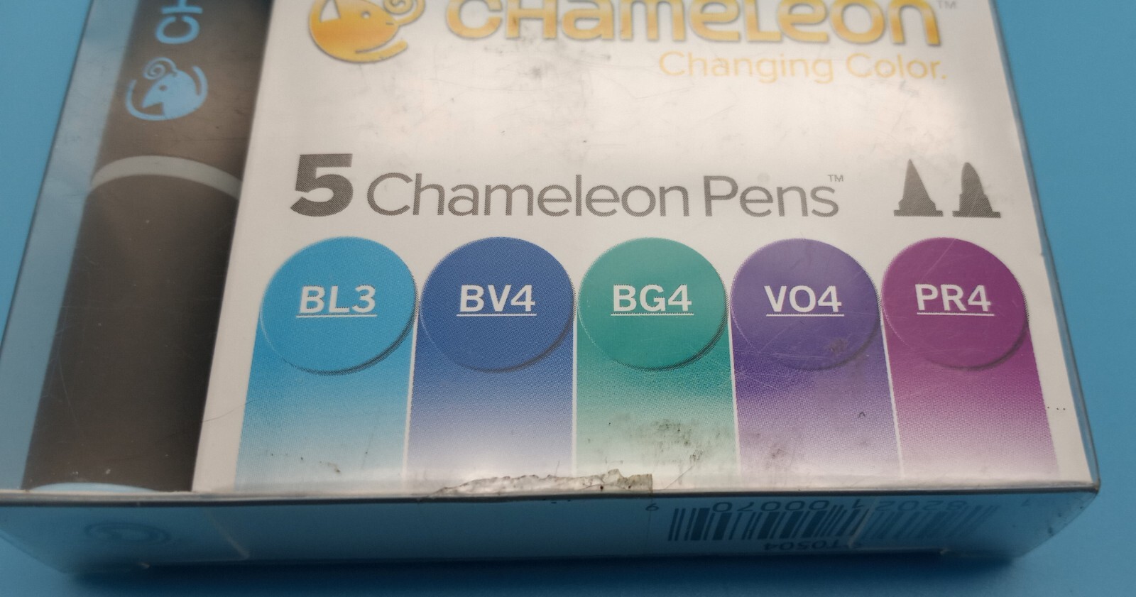 CHAMELEON Color Changing Double-Ended Pens COOL TONES 5-Pack NEW Sealed In Box