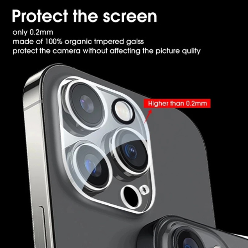 3-Pack Tempered Glass Camera Lens Protector for iPhone 11-15 Pro Max, XS, X