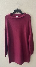 Melrose And Market Red Sweater Dress Size Medium NWOT