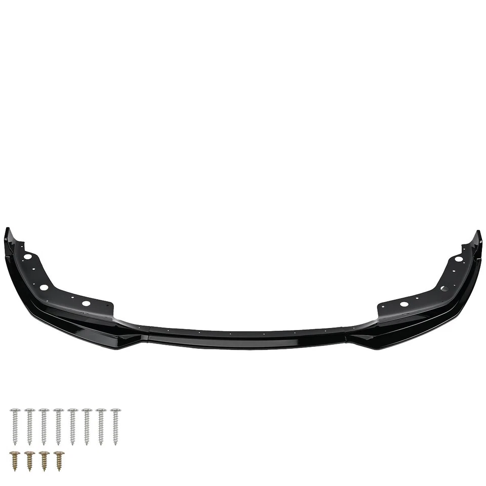 For BMW G20 330i M340i M Sport 2019-2021 Front Bumper Lip Splitters Gloss Black - Изображение 2 из 4