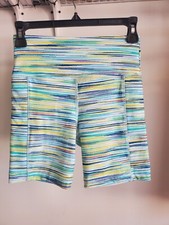 NWOT Lands' End Women's High Waisted Blue Swim Shorts Size XS 50 4C122