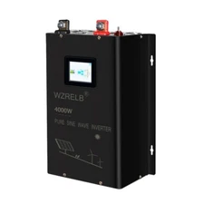 4000W Pure Sine Wave Inverter 24V to 120V 240V Split Phase Solar Home Car Motor