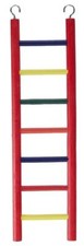 Bird, Prevue Carpenter Creations Hardwood Bird Ladder Assorted 7 Rung 15" Long 