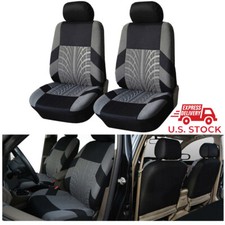 Truck Seat Covers For Front Seats Set Gray Black Automotive Seat Covers Cloth