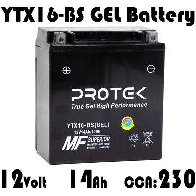 YTX16-BS YTX20CH-BS 12V GEL Battery for Kawasaki Vulcan VN 1500 1600 1700 2000