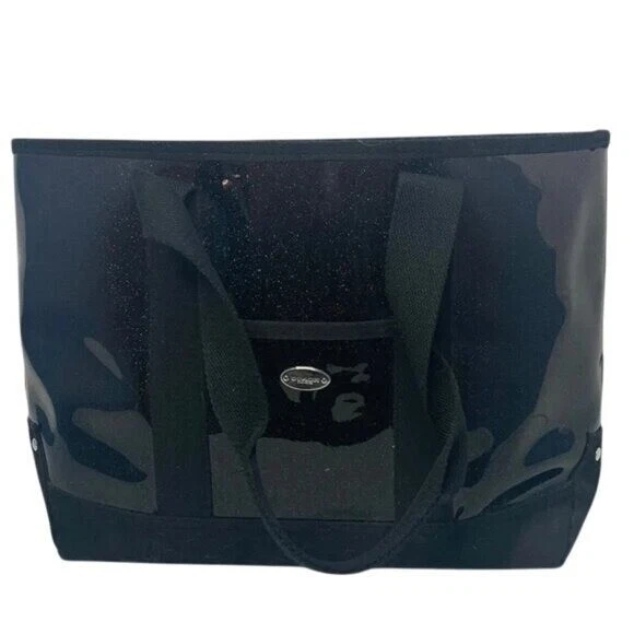 Coach Black Glitter Clear Beach Tote - Image 3 of 4