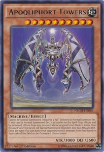 Apoqliphort Towers - NECH-EN026 - Rare - 1st Edition x3 - Near Mint