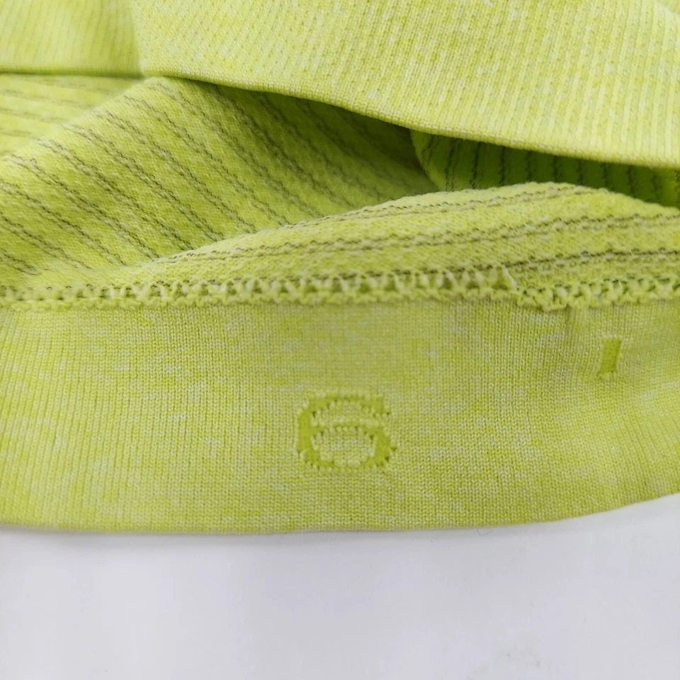 LULULEMON SWIFTLY TECH КОРОТКИЙ РУКАВ ЭКИПАЖА LUCID ЛАЙМ РАБОТАЕТ ВЕРХНИЙ ЖЕНСКИЙ РАЗМЕР 6 - Изображение 3 из 4