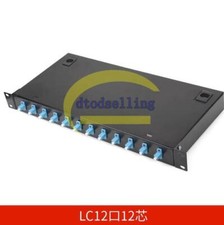 Fiber Optic Terminal Box 12 core LC with adapter pigtail 12 Ports Patch Panel