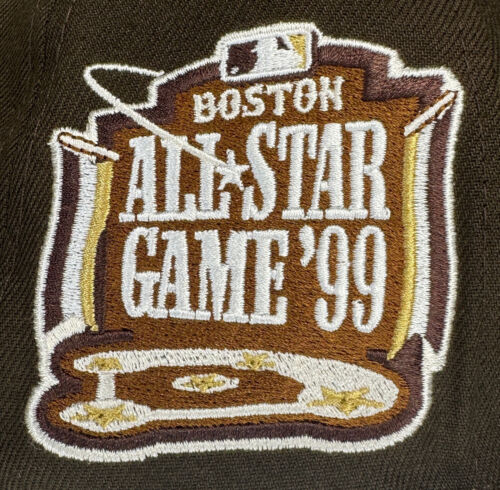 New Era MLB Boston Red Sox Team Logo Walnut 2 Tone 59FIFTY Fitted Hat, New - Picture 3 of 13