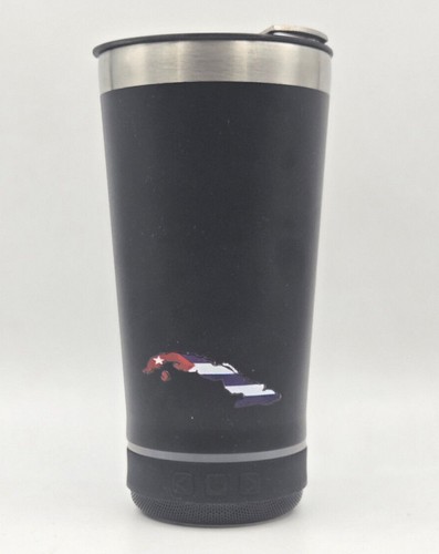 CUBA Altoparlante Bluetooth 16 oz. Tumbler tazza in acciaio inox / isolamento altoparlante - Foto 2 di 7