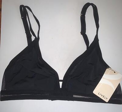 Lively Black Wireless Bra Size Small 