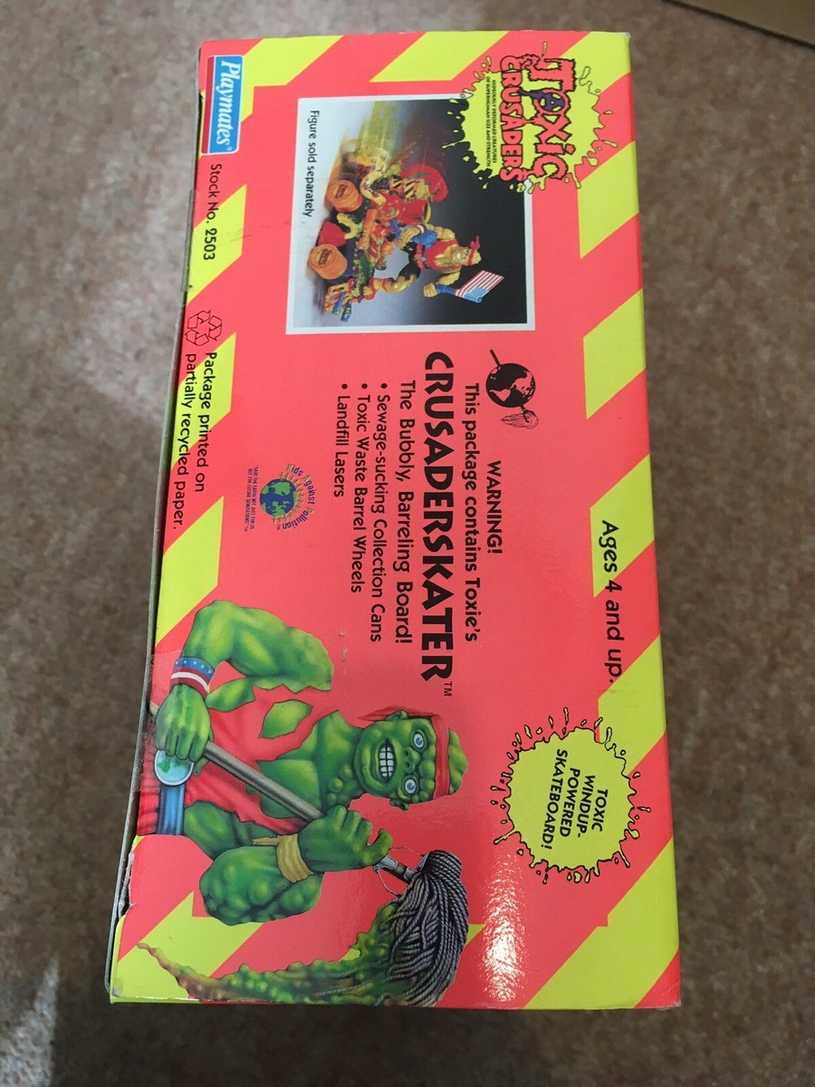Toxic Crusaders Crusaderskater skateboard vintage Playmates 1991