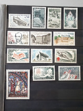 timbres France : 1963 YT n° 1368, 1379, 1381, 1387, 1388, 1390 à 1392... NEUF **