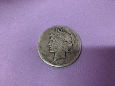 1922 US Peace Dollar Coin $1 One Dollar .900 Silver Capped Liberty Phila Mint