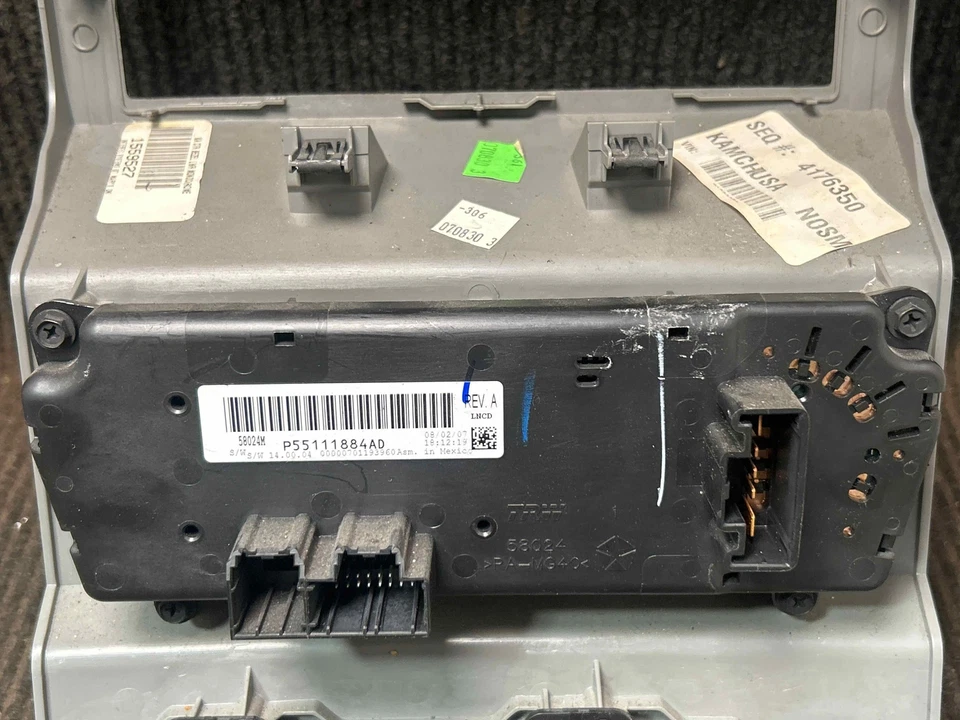 Fits 2008-09 DODGE NITRO Heater A/c Control OEM:55111816AD — 第 3/4 张图片