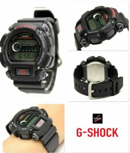 Casio DW9052-1V, G-Shock Chronograph Watch, Resin Band, Alarm, 200 Meter WR