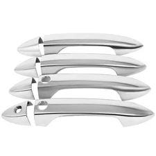 For 2016-2020 Honda Pilot Front Rear Outside Door Handle Cover Chrome