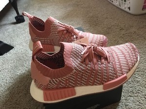 adidas originals nmd_r1 rubber-trimmed primeknit sneakers