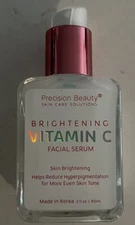 Precision Beauty Brightening Vitamin C Facial Serum 2 fl oz New