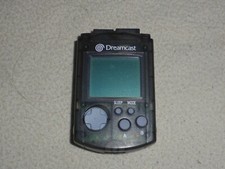 SEGA DREAMCAST SMOKE BLACK VISUAL MEMORY CARD UNIT HKT-7000 VMU