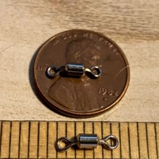 50 pieces Premium Tiny #12 Rolling Swivels Fishing FREE SHIP 7/16"