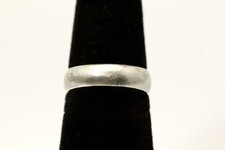 925 Sterling Silver Size 6 Textured Band Ring 2.4 Grams RIN8583