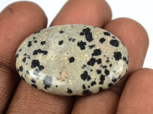 Cabochon naturale diaspro dalmata messicano guarigione miscela pietre portafortuna certificato - Foto 24 di 44