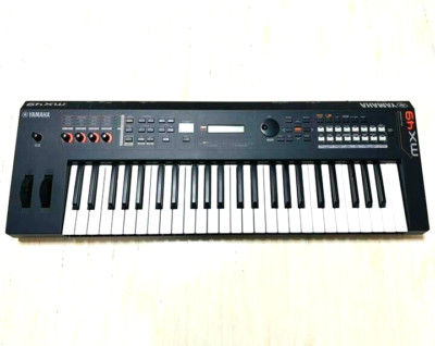Yamaha MX49 BK 49-Key Digital Music Keyboard Synthesizer Black Music Instruments