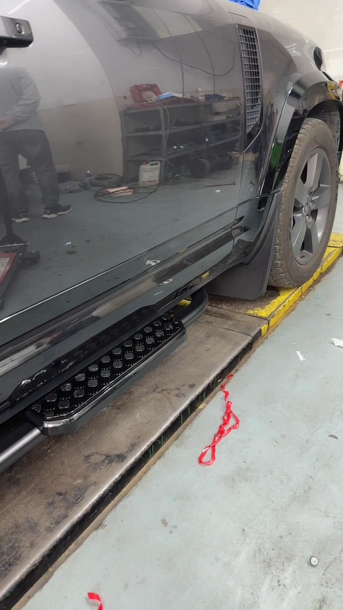 Treeplanken Nerf Bars Side Steps Rail Guard Bar Treeplank voor Rover Defender 110 130 4 Door L851 2020-2023