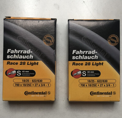 Continental Schlauch 28'' 18-25/622-630 S42 Race 28 Light Rennrad Fahrrad Bike